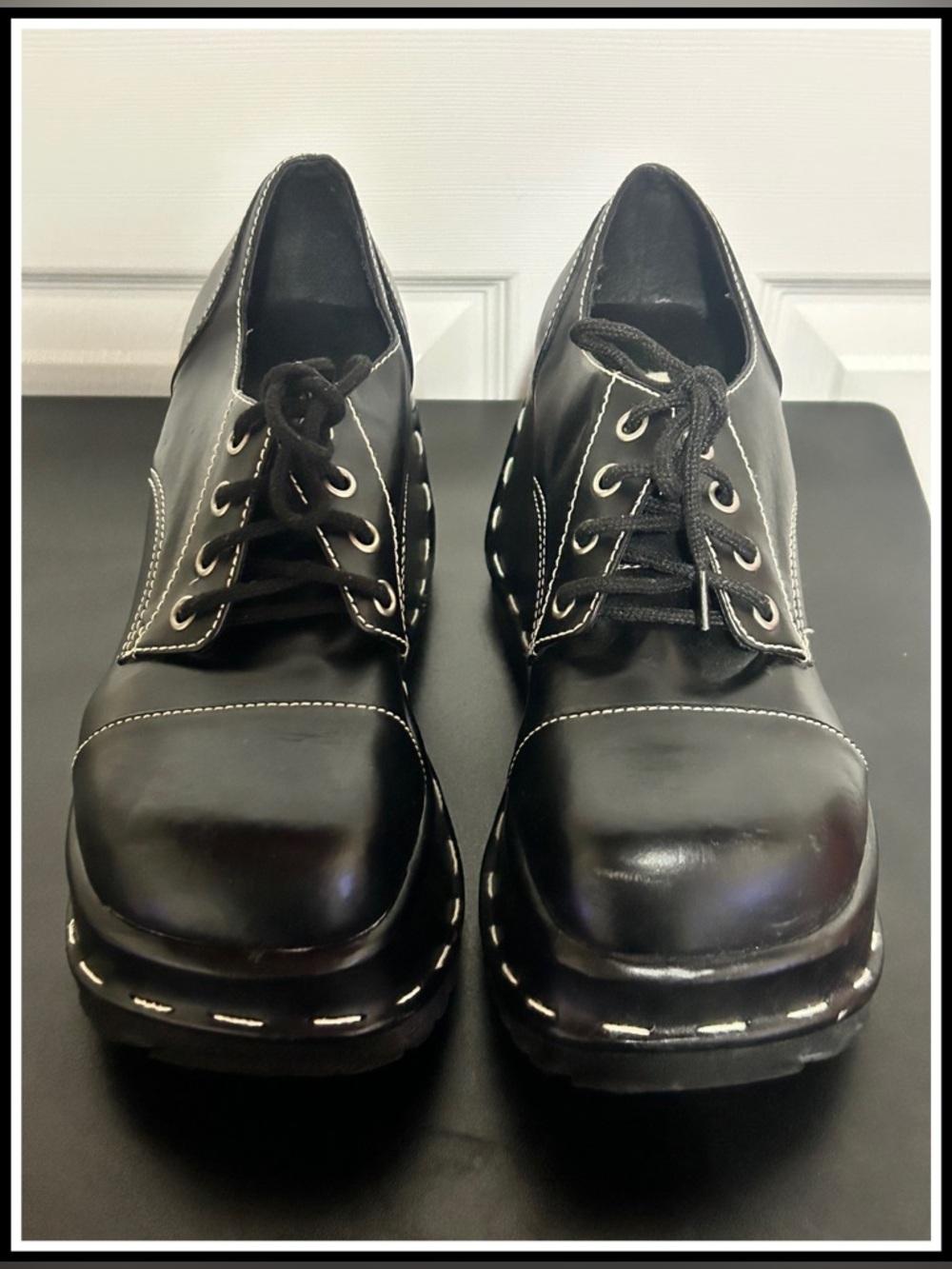 Vintage 90s y2k Chunky Platform Wedge - Picture 5 of 5